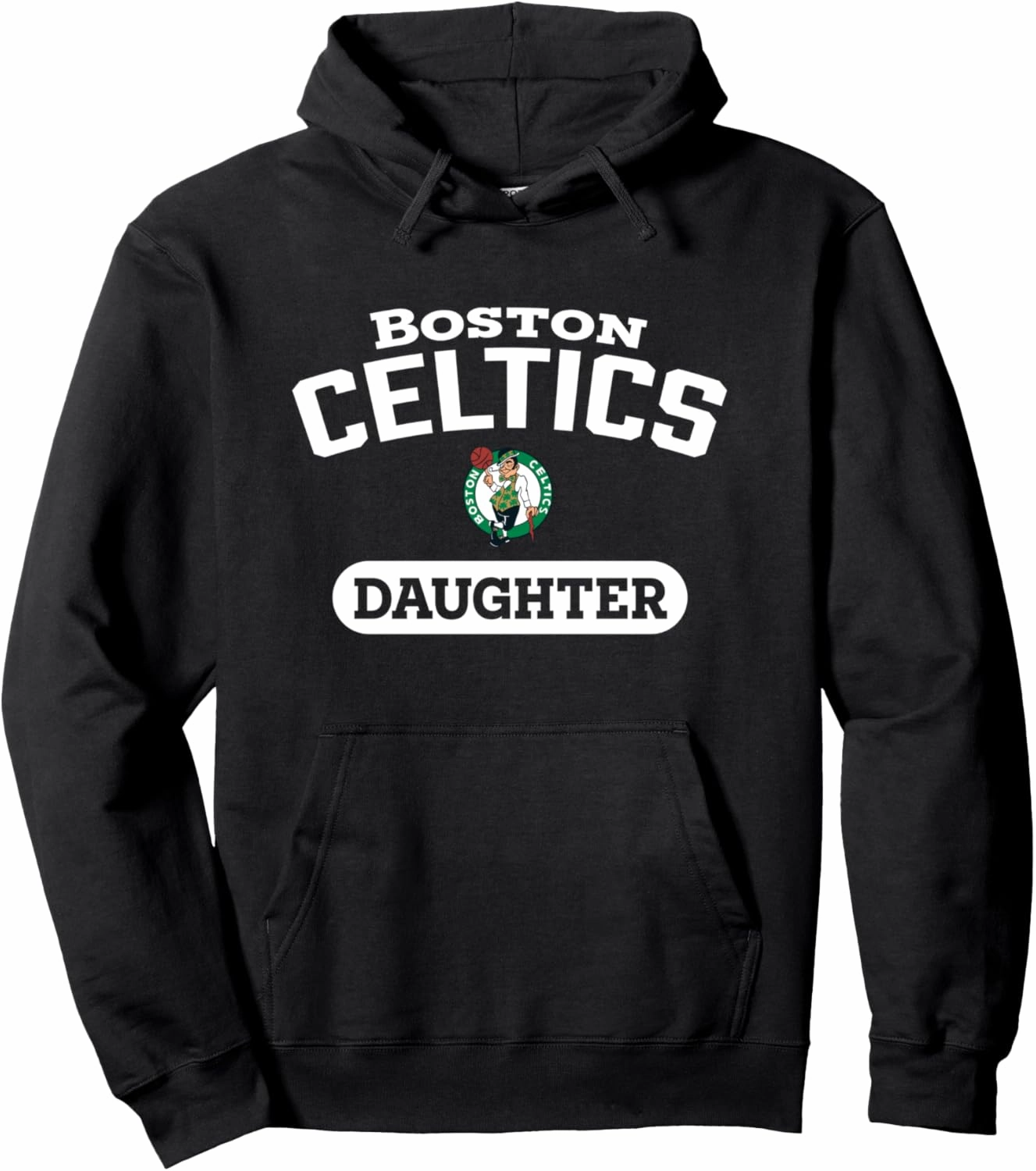 NBA Boston Celtics Daughter Arched Team Logo Pullover Hoodie