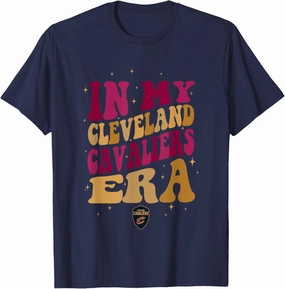 NBA In My Cleveland Cavaliers Era Retro Wave Logo T-Shirt