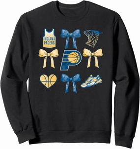 NBA Indiana Pacers Bow Grid Sweatshirt