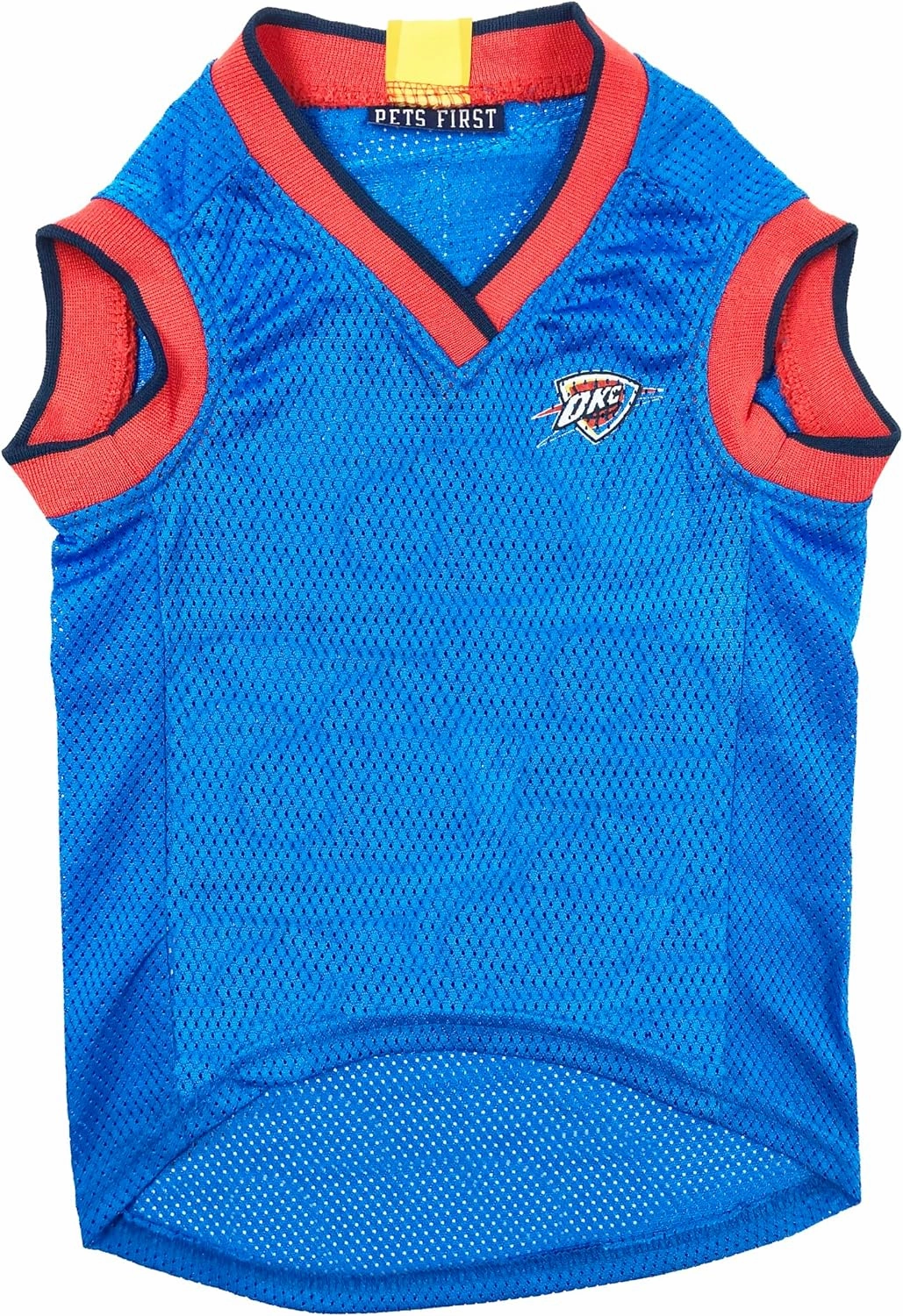 NBA OKLAHOMA CITY THUNDER DOG Jersey, Small - Tank Top Basketball Pet Jersey