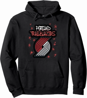 NBA Portland Trail Blazers Airbrush Logo Pullover Hoodie