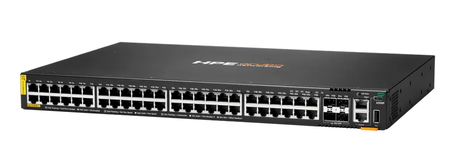 (NEW VENDOR) Aruba ‌JL727B - CX 6200F 48G Class‑4 PoE 4SFP  370W Switch