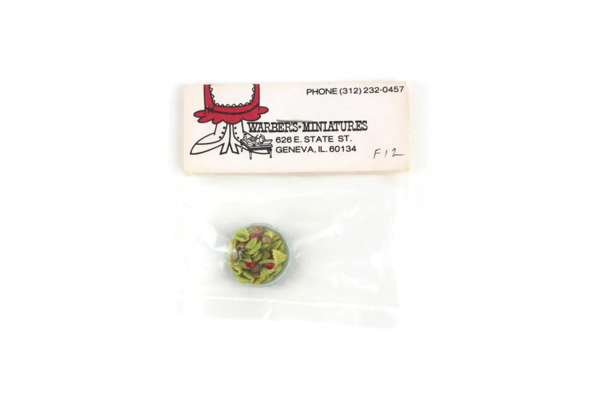 New Vintage 1:12 Miniature Dollhouse Salad