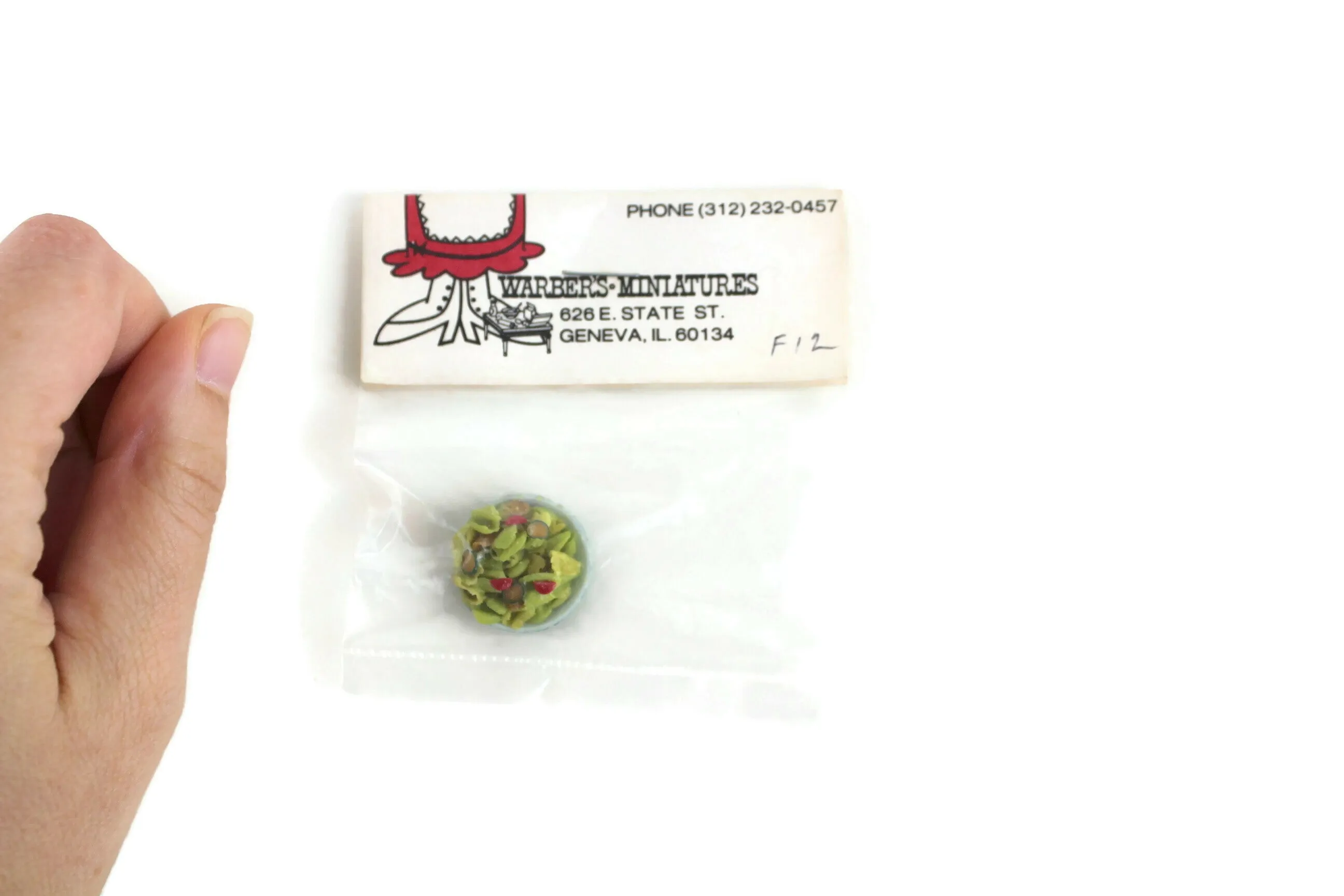 New Vintage 1:12 Miniature Dollhouse Salad