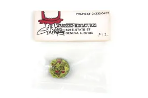 New Vintage 1:12 Miniature Dollhouse Salad