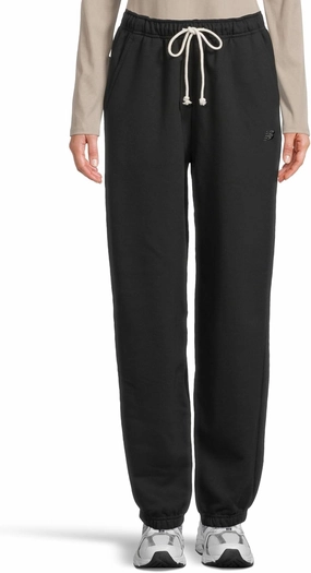 New Balance Women's Athletics French Terry Jogger, Black, X-Small