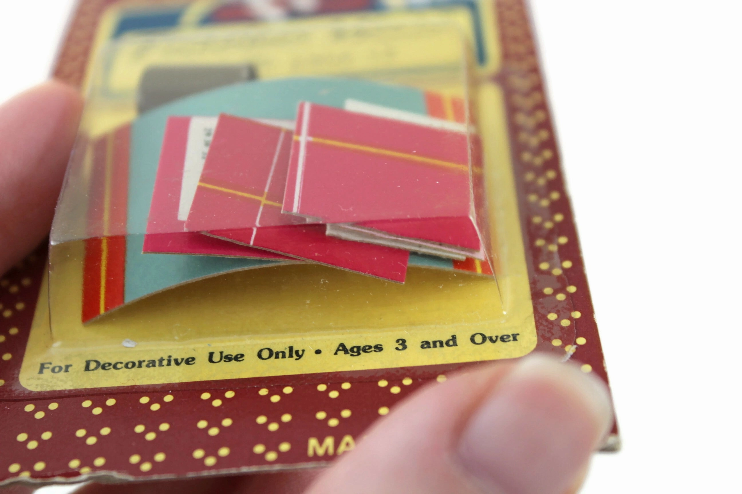 New Vintage 1:12 Miniature Dollhouse Desk Blotter, Pencil Cup, Calendar, Mail & Folder Set