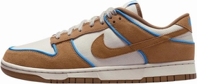 Nike Dunk Low Retro Premium Men's Shoes (FN5825-100, Light Orewood Brown/Photo Blue/Coconut Milk/Light) Size 5