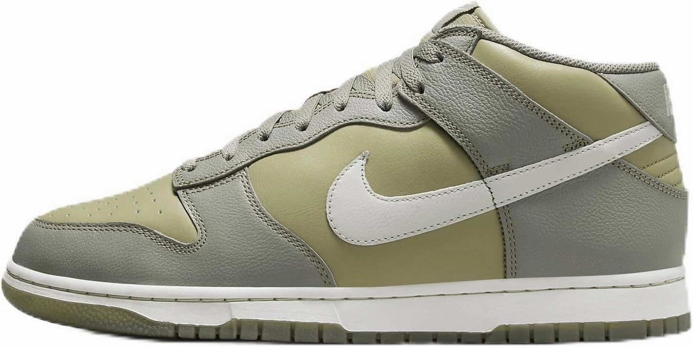 Nike Dunk Mid Men's Shoes (FJ4194-001, Dark Stucco/Neutral Olive/Light Bone) Size 6