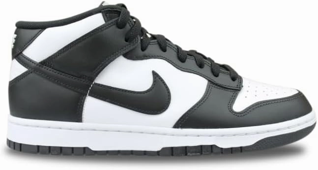 Nike Dunk Mid Men's Shoes (FQ8784-100, White/White/Black/Black) Size 8