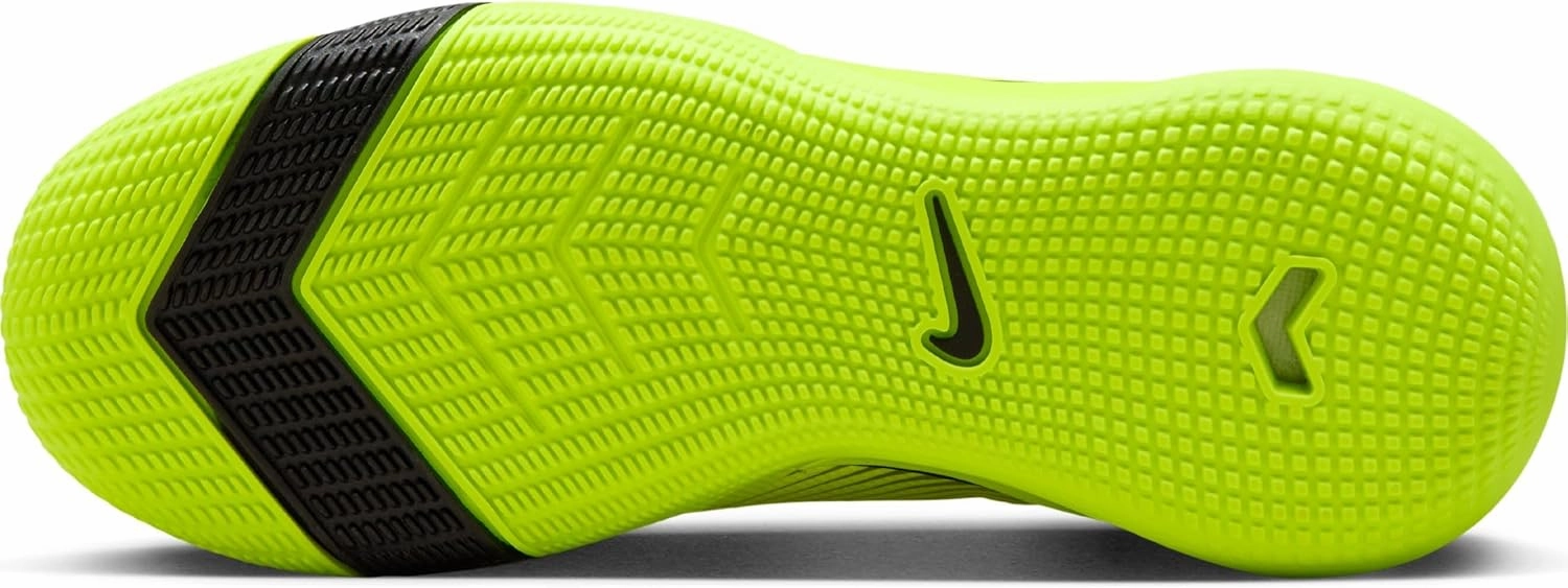 Nike Jr. Mercurial Vapor 16 Academy Little/Big Kids' IC Low-Top Soccer Shoes (FQ8411-700, Volt/Black)