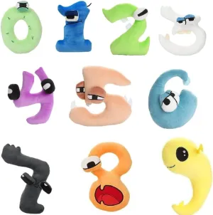 Number plushies,Soft and Cuddly Lovely Stuffed Anime plushies A Lovely Birthday Present for Fans, Gifts & Home Decor