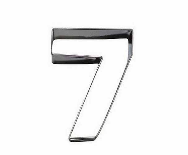 Number 7 Cookie Cutter Stainless Steel