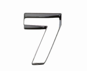 Number 7 Cookie Cutter Stainless Steel