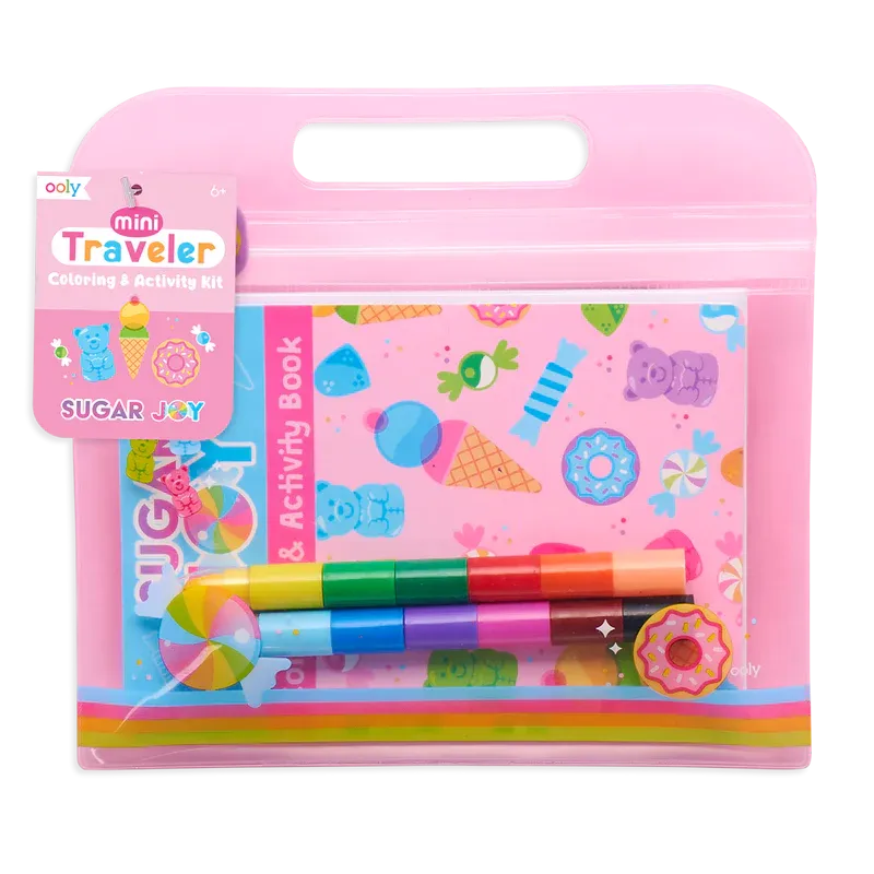 OOLY Mini Traveler Coloring & Activity Kit