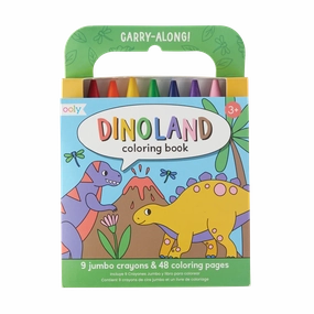 Ooly - Dinoland Carry Along Coloring Book