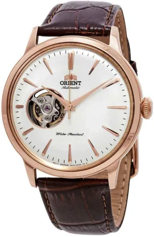 Orient Classic Open Heart Automatic White Dial Men's Watch RA-AG0001S10B