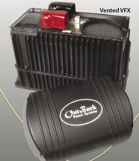 Outback VFXR2812A Off Grid/Grid Tie Inverter Charger, 2800 Watt, 12 Volts 120 VAC/60 Hz Vented