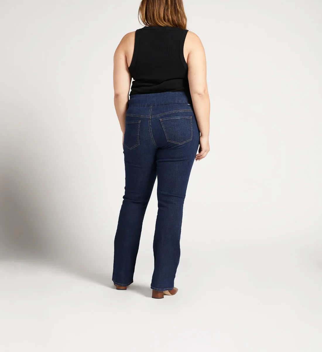 Paley Mid Rise Bootcut Pull-On Jeans Plus Size