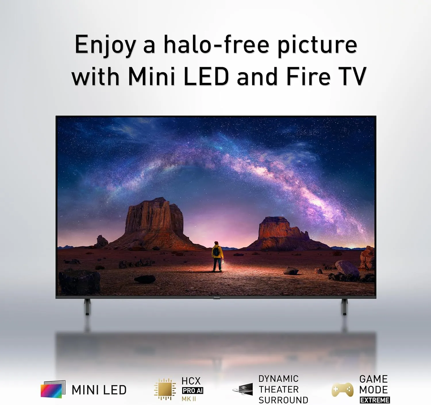Panasonic W95 Series (2024 Model) 55-inch Mini LED 4K Ultra HD Smart Fire TV, Local Dimming, 144Hz Refresh Rate - 55W95AP