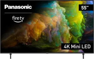 Panasonic W95 Series (2024 Model) 55-inch Mini LED 4K Ultra HD Smart Fire TV, Local Dimming, 144Hz Refresh Rate - 55W95AP