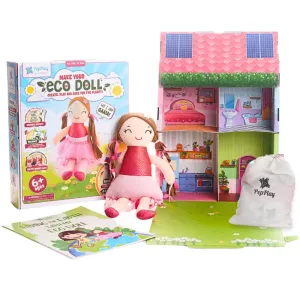 PepPlay Make Your Eco Doll | DIY Crafts Kit For 6  Kids