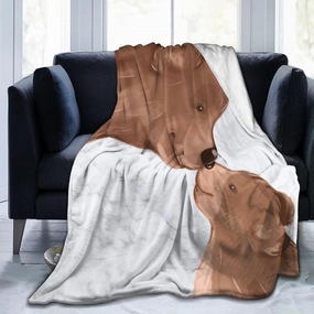 Perinsto Cute Bear Mother and Child Kissing Family Throw Blanket Ultra Soft Warm All Season Decorative Fleece Blankets for Bed Chair Car Sofa Couch Bedroom 50"X40"