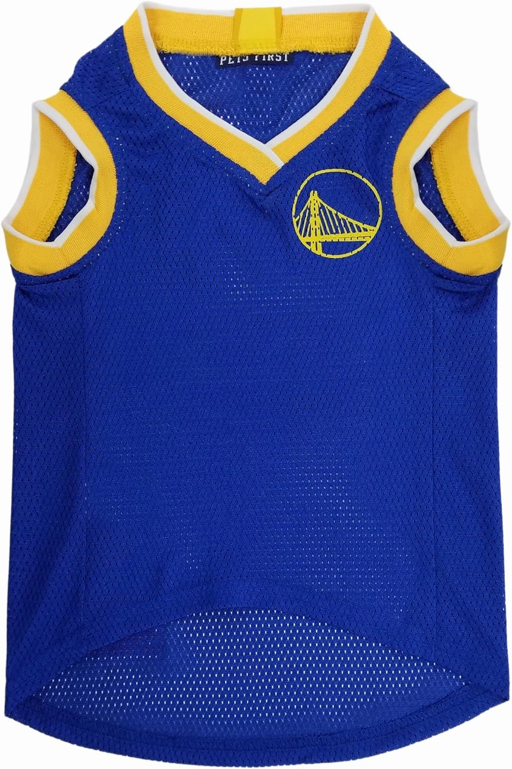 Pets First NBA GOLDEN STATE WARRIORS DOG Jersey, Medium - Tank Top Basketball Pet Jersey