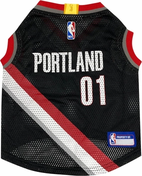 Pets First NBA Portland Trailblazers Dog Jersey, X-Large - Tank Top Basketball Pet Jersey
