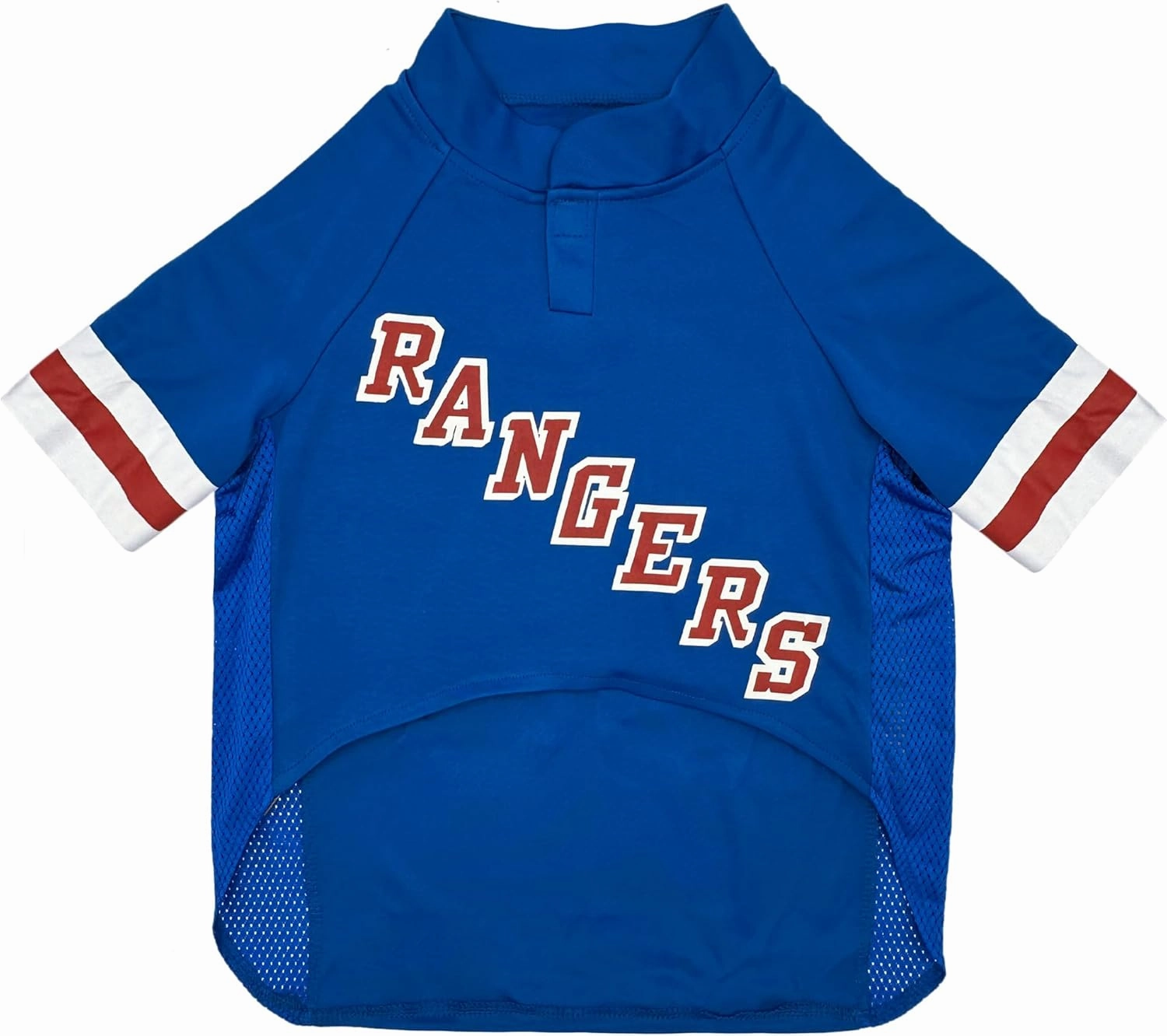 Pets First NHLPA Adam Fox Mesh Jersey for Dogs & Cats, New York Rangers Foxy-23 Dog Jersey, Size X-Large, Licensed Dog Jersey with Your Favorite Hockey Team Player