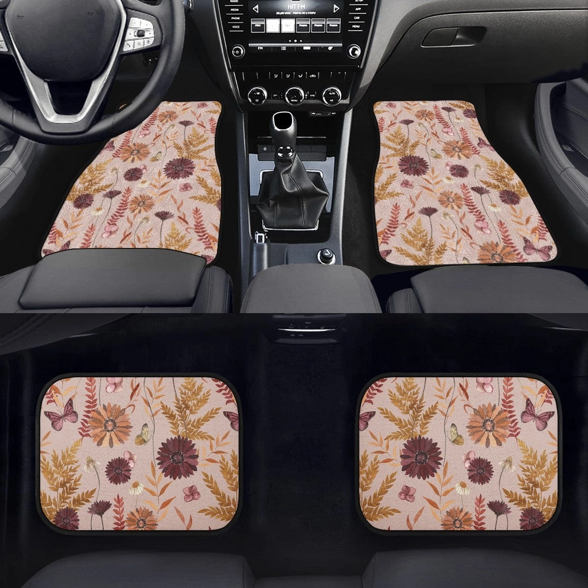 Pink Sweet Fields Car Floor Mats