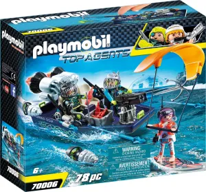 PLAYMOBIL Top Agents 70006 Team S.H.A.R.K. Harpoon Craft, from 6 Years
