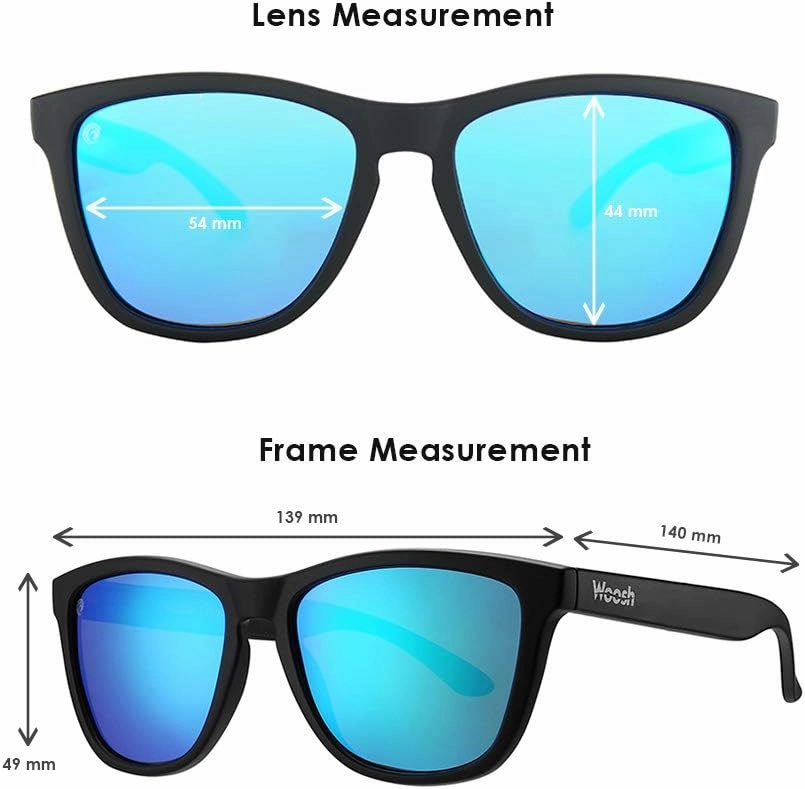 Polarized Lightweight Sunglasses for Men and Women -Unisex Sunnies for Fishing Beach Running Sports and Outdoors