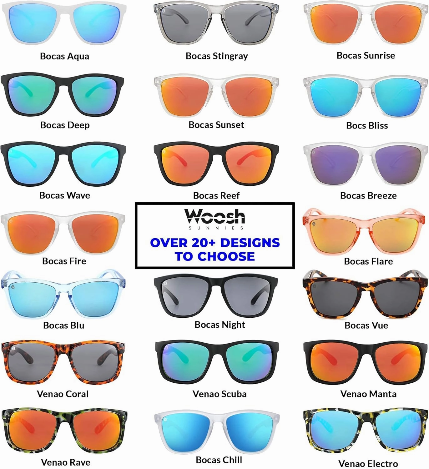 Polarized Lightweight Sunglasses for Men and Women -Unisex Sunnies for Fishing Beach Running Sports and Outdoors
