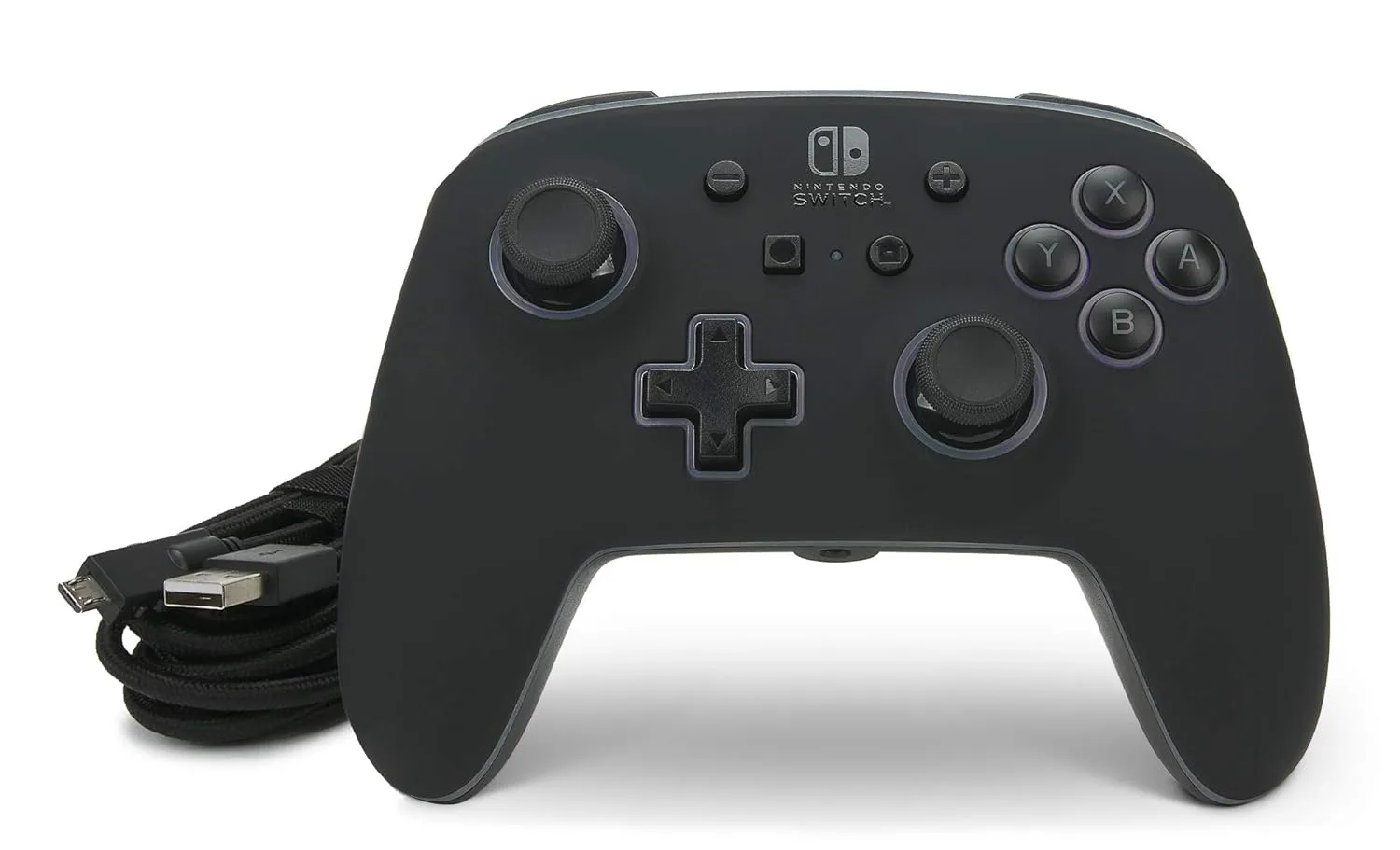 PowerA Enhanced Nintendo Switch Controller Wired - Spectra, 8 Colors LED Wired Pro Controller for Switch, Programmable Gaming Buttons, Detachable 10ft USB Cable, 3.5mm headphone jack, Officially Licensed by Nintendo