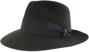 Premium Classic Fedora 2-7/8" Brim (61) Charcoal