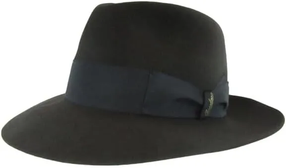 Premium Classic Fedora 2-7/8" Brim (61) Charcoal