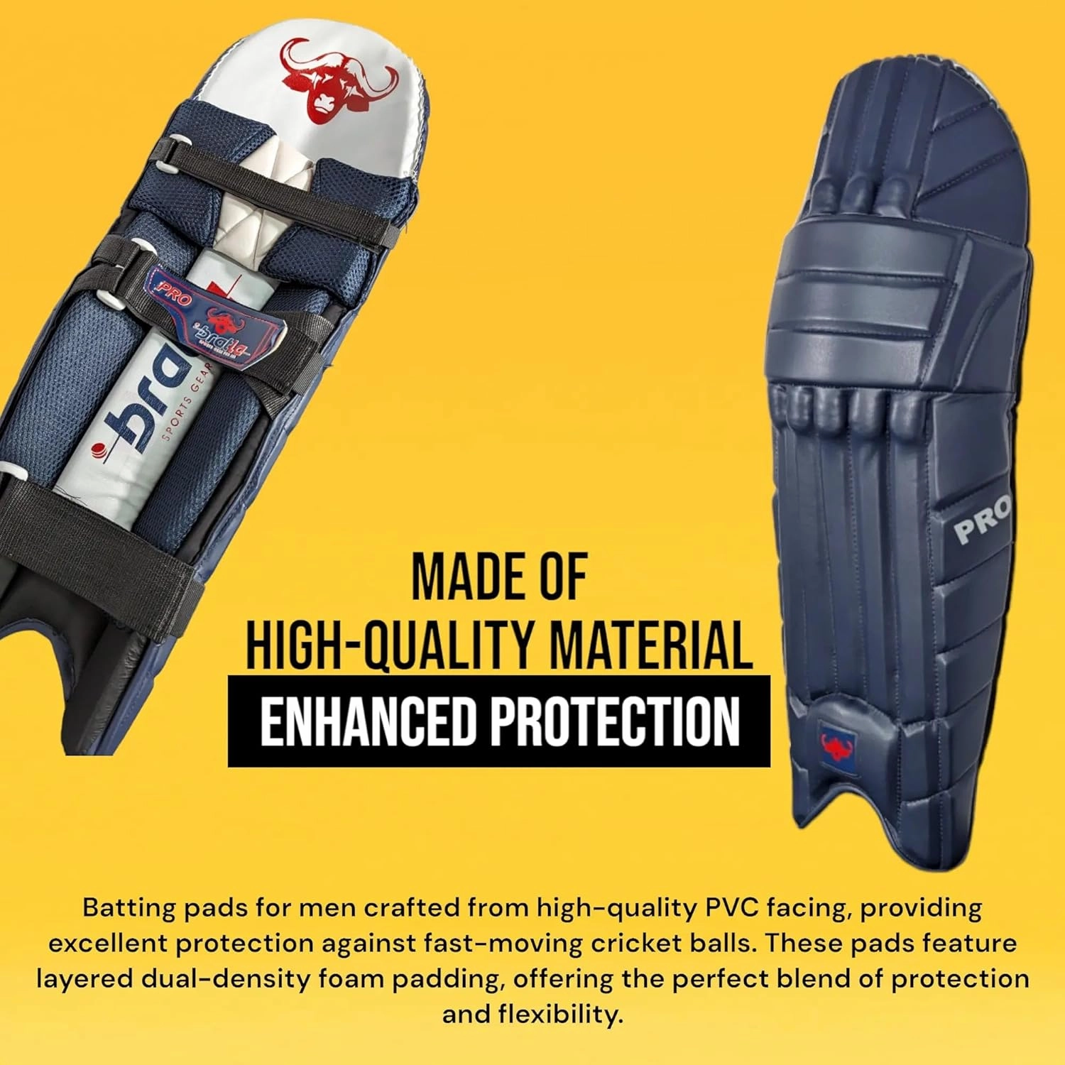 Pro Colored Cricket Batting Pads Legguard Adult