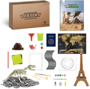 Professor Maxwell's VR Atlas - Virtual Reality Kids Science Kit, Book and Interactive Geography STEM Learning Activity Set (Materials & Book Only - Goggles Sold Separately) - for Ages 8 and Up