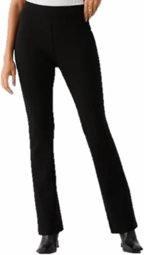 Rafaella Women's 30" Petite Bootcut Pull-On Pant, Stretch Ponte Knit Fabric, Classic Fit, Versatile Work Slacks