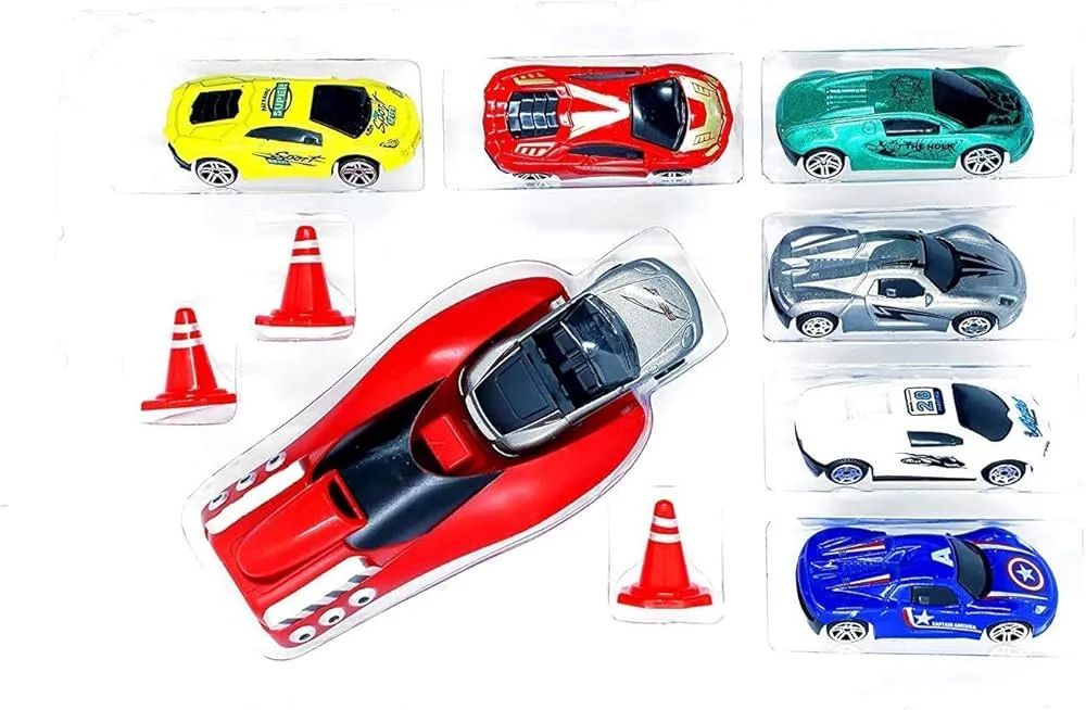 Rapid Launcher   7 Die Cast Cars