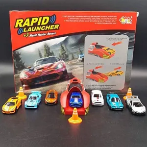 Rapid Launcher   7 Die Cast Cars