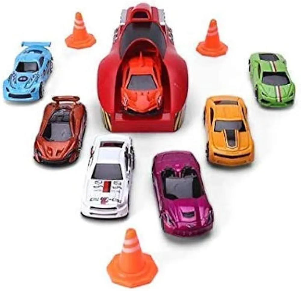 Rapid Launcher   7 Die Cast Cars