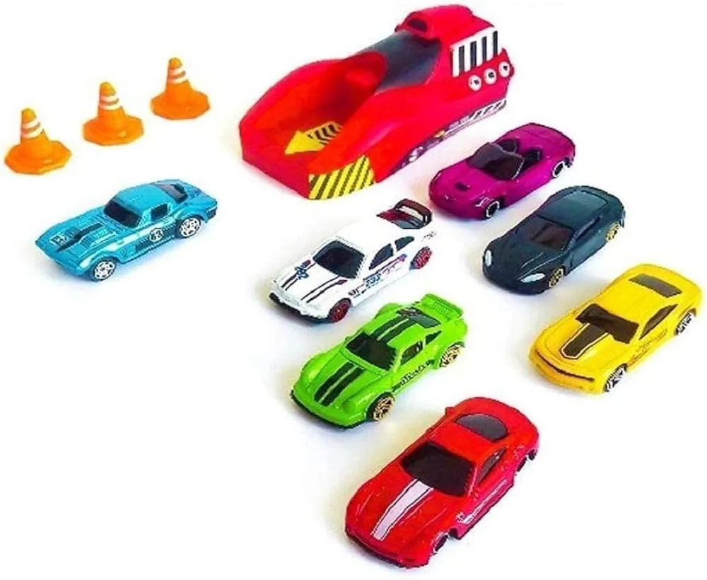 Rapid Launcher   7 Die Cast Cars