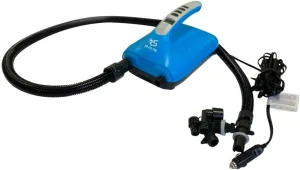 RAVE Sports Dual Stage Rapid High Pressure 20 PSI Electric Air Pump for Inflatable Stand Up Paddle Boards, Boats, Kayaks, and Mats, 12V DC Car Output Connector