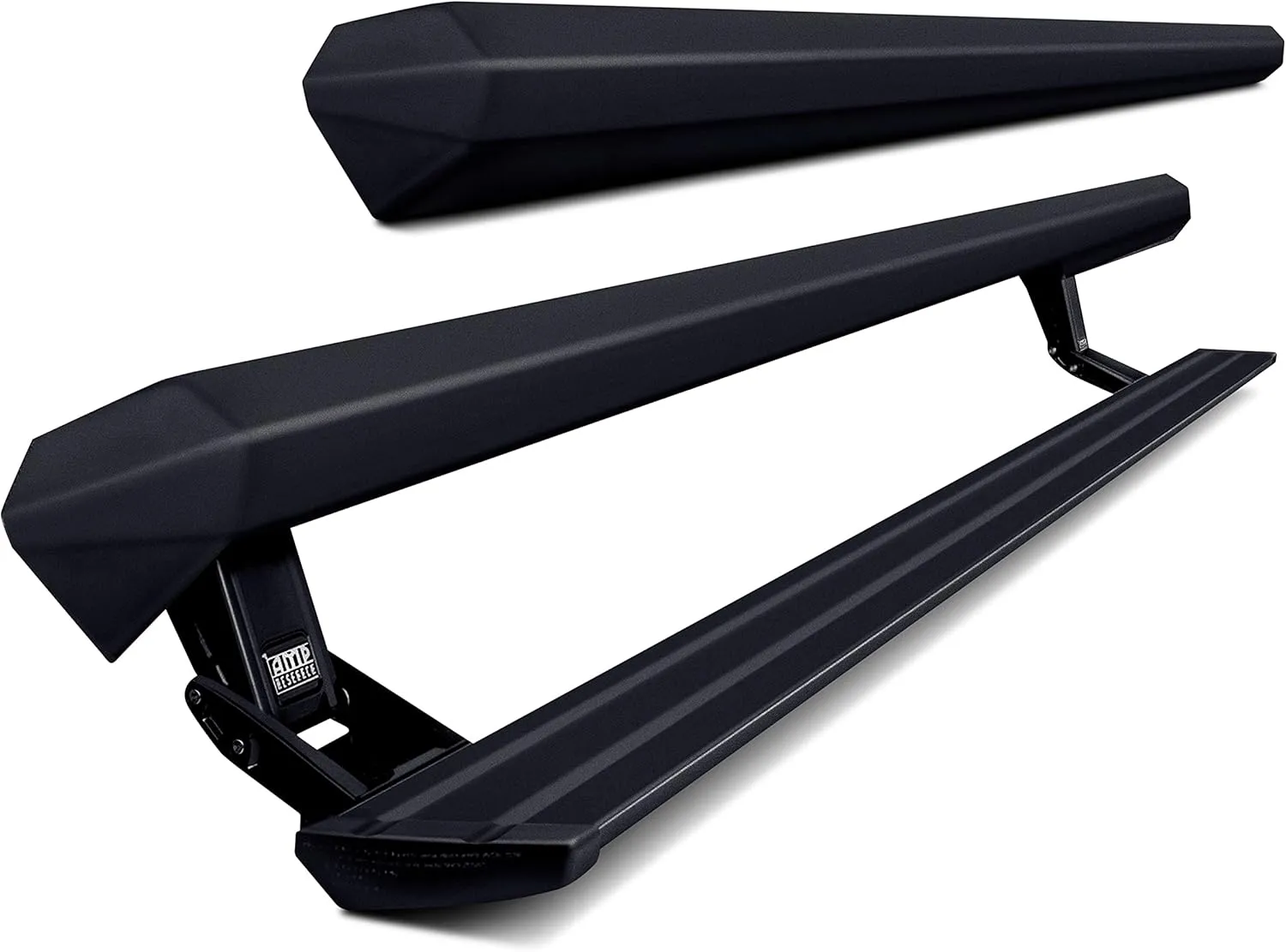 RealTruck AMP Research PowerStep Smart Series Power Running Boards with LED Step Lights for 2018 - 2024 RAM 2500/3500 Diesel & more (See Description) - Electric Powerstep & Retractable Truck Steps