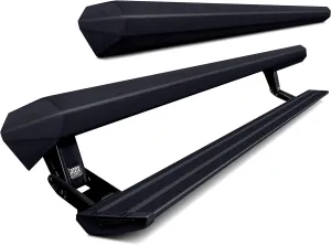 RealTruck AMP Research PowerStep Smart Series Power Running Boards with LED Step Lights for 2018 - 2024 RAM 2500/3500 Diesel & more (See Description) - Electric Powerstep & Retractable Truck Steps