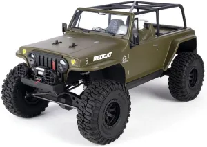 Redcat Racing TC8 Marksman RC Crawler – 1/8 Scale Brushed Electric Trail Crawler Off Road Rock Crawler RC Truck – 2.4Ghz Radio Controlled Waterproof Off Road Car – Great for All Terrain – Green