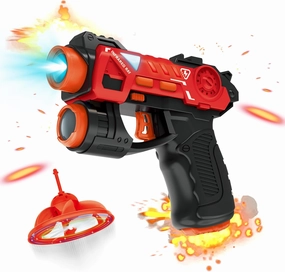 Redfly Infrared Target Drone - Mini LED Target Drone with Fun LED Effects, Sounds and 4 Toy Modes - Birthday Gift for Boys and Girls Ages 6-12 (Red)