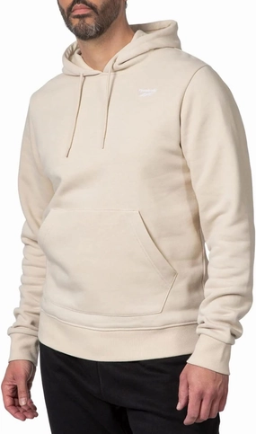 Reebok Men's Hoodie | Men's Pullover Identity Fleece Hoodie | Mens Sweatshirts Hoodies - Oatmeal Heather Large